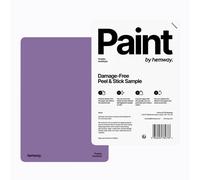 Hemway Interior Matt Acrylic Paint Sample, Amethyst, Peel & Stick Swatch For Walls Ceilings Kitchen Bathroom Living Room