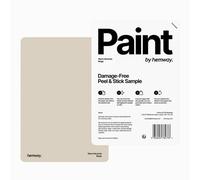Hemway Interior Matt Acrylic Paint Sample, Beige, Peel & Stick Swatch For Walls Ceilings Kitchen Bathroom Living Room