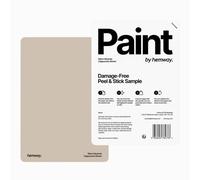 Hemway Interior Matt Acrylic Paint Sample, Cappuccino Brown, Peel & Stick Swatch For Walls Ceilings Kitchen Bathroom Living Room