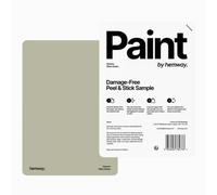 Hemway Interior Matt Acrylic Paint Sample, Olive Green, Peel & Stick Swatch For Walls Ceilings Kitchen Bathroom Living Room