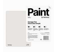 Hemway Interior Matt Acrylic Paint Sample, Pale Violet, Peel & Stick Swatch For Walls Ceilings Kitchen Bathroom Living Room
