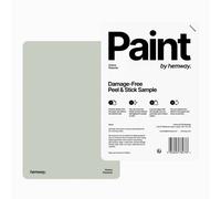 Hemway Interior Matt Acrylic Paint Sample, Pistachio, Peel & Stick Swatch For Walls Ceilings Kitchen Bathroom Living Room