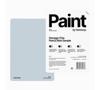 Hemway Interior Matt Acrylic Paint Sample, Sea Breeze Blue, Peel & Stick Swatch For Walls Ceilings Kitchen Bathroom Living Room