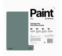 Hemway Interior Matt Acrylic Paint Sample, Sea Green, Peel & Stick Swatch For Walls Ceilings Kitchen Bathroom Living Room