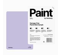 Hemway Interior Matt Acrylic Paint Sample, Soft Violet, Peel & Stick Swatch For Walls Ceilings Kitchen Bathroom Living Room