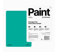 Hemway Interior Matt Acrylic Paint Sample, Spearmint Blue, Peel & Stick Swatch For Walls Ceilings Kitchen Bathroom Living Room