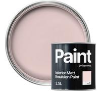 Hemway Interior Paint Matt Acrylic Blossom Pink 2.5L Tin Durable Emulsion Walls Ceilings Kitchen Bathroom All Rooms
