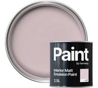 Hemway Interior Paint Matt Acrylic Candy Floss Pink 2.5L Tin Durable Emulsion Walls Ceilings Kitchen Bathroom All Rooms