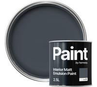 Hemway Interior Paint Matt Acrylic Soft Navy Blue 2.5L Tin Durable Emulsion Walls Ceilings Kitchen Bathroom All Rooms