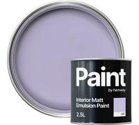 Hemway Interior Paint Matt Acrylic Soft Violet 2.5L Tin Durable Emulsion Walls Ceilings Kitchen Bathroom All Rooms