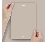 Hemway Latte Brown Peel & Stick Sample Chalk Based Furniture Paint | A5 Accurate Colour Swatch, Mess-Free Alternative to Paint Tester Pots, Easy To Use, Eco-friendly, Interior Furniture