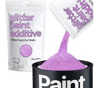 Hemway Lavender Purple Glitter Paint Additive Microfine 100g Adding Sparkle | for Paints & Varnish | Paint Walls Sparkly Add to Emulsion, Acrylic or Lacquer Indoor