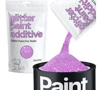 Hemway Lavender Purple Glitter Paint Additive Ultrafine 100g Adding Sparkle | for Paints & Varnish | Paint Walls Sparkly Add to Emulsion, Acrylic or Lacquer Indoor