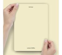 Hemway Lemon Chiffon Yellow Peel & Stick Sample Chalk Paint, A5 Swatch