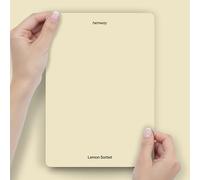 Hemway Lemon Sorbet Yellow Peel & Stick Sample Chalk Paint, A5 Swatch