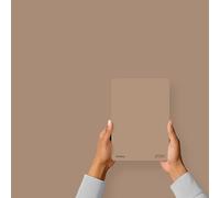 Hemway Light Clay Brown Peel & Stick Sample Interior Paint, A5 Swatch | Accurate Colour, Mess-Free Alternative to Paint Tester Pots, Easy To Use, Eco-friendly, for Kitchen Bathroom Living Room