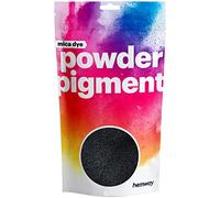 Hemway Mica Colour Powder Pigment - Metallic Charcoal Black | Natural Nanoparticle Pigments | Epoxy Resin & Cosmetic Supplies for Face, Body & Nail Art, Jewellery, Soap, Wax Melts & Bath Bombs | 50g