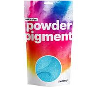 Hemway Mica Colour Powder Pigment - Metallic Ocean Blue | Natural Nanoparticle Pigments | Epoxy Resin & Cosmetic Supplies for Face, Body & Nail Art, Jewellery, Soap, Wax Melts & Bath Bombs | 100g