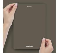 Hemway Military Green Peel & Stick Sample Chalk Paint | A5 Accurate Colour Swatch, Mess-Free Alternative to Paint Tester Pots, Easy To Use, Eco-friendly, for Interior Furniture & Walls