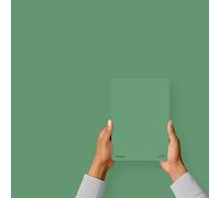 Hemway Misty Green Peel & Stick Sample Interior Paint | A5 Accurate Colour Swatch, Mess-Free Alternative to Paint Tester Pots, Easy To Use, Eco-friendly, for Kitchen Bathroom Living Room