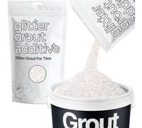 Hemway Mother of Pearl Iridescent Glitter Grout Additive 100g Metallic Flakes for Adding Sparkle to Kitchen & Bathroom Tiles | Enhance Your Indoor Grouting Projects with a Durable Sparkly Effect