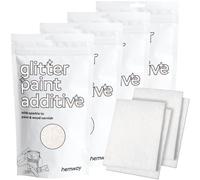 Hemway Mother of Pearl Iridescent Glitter Paint Additive 400g & 4X Pads