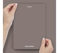 Hemway Mushroom Brown Peel & Stick Sample Chalk Paint, A5 Swatch | Accurate Colour, Mess-Free Alternative to Paint Tester Pots, Easy To Use, Eco-friendly, for Interior Furniture & Walls