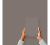 Hemway Mushroom Brown Peel & Stick Sample Interior Paint, A5 Swatch | Accurate Colour, Mess-Free Alternative to Paint Tester Pots, Easy To Use, Eco-friendly, for Kitchen Bathroom Living Room