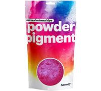Hemway Natural Mineral Powder Pigment - Metallic Cerise Pink | Colour Pigments | Epoxy Resin & Cosmetic Supplies for Face, Body & Nail Art, Jewellery, Soap, Wax Melts & Bath Bombs | 50g