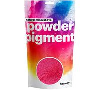 Hemway Natural Mineral Powder Pigment - Metallic Hot Pink | Colour Pigments | Epoxy Resin & Cosmetic Supplies for Face, Body & Nail Art, Jewellery, Soap, Wax Melts & Bath Bombs | 50g