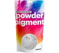 Hemway Natural Mineral Powder Pigment - Metallic Moon Rock Grey | Colour Pigments | Epoxy Resin & Cosmetic Supplies for Face, Body & Nail Art, Jewellery, Soap, Wax Melts & Bath Bombs | 50g