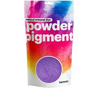 Hemway Natural Mineral Powder Pigment - Metallic Purple Violet | Colour Pigments | Epoxy Resin & Cosmetic Supplies for Face, Body & Nail Art, Jewellery, Soap, Wax Melts & Bath Bombs | 100g