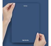 Hemway Night Sky Blue Peel & Stick Sample Chalk Paint | A5 Accurate Colour Swatch, Mess-Free Alternative to Paint Tester Pots, Easy To Use, Eco-friendly, for Interior Furniture & Walls