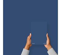 Hemway Night Sky Blue Peel & Stick Sample Interior Paint | A5 Accurate Colour Swatch, Mess-Free Alternative to Paint Tester Pots, Easy To Use, Eco-friendly, for Kitchen Bathroom Living Room