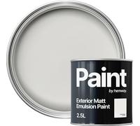 Hemway Off-White Exterior Paint 2.5L, Outdoor Matt Finish