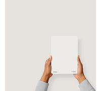 Hemway Off-White Peel & Stick Sample Exterior Paint | A5 Accurate Colour Swatch, Mess-Free Alternative to Paint Tester Pots, Easy To Use, Eco-friendly, for House, Shed, Wall, Fence