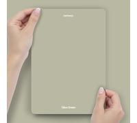 Hemway Olive Green Peel & Stick Sample Chalk Based Furniture Paint | A5 Accurate Colour Swatch, Mess-Free Alternative to Paint Tester Pots, Easy To Use, Eco-friendly, Interior Furniture