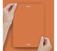 Hemway Orange Peel & Stick Sample Chalk Based Furniture Paint | A5 Accurate Colour Swatch, Mess-Free Alternative to Paint Tester Pots, Easy To Use, Eco-friendly, Interior Furniture