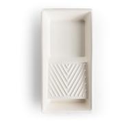 Hemway Paint Roller Tray 4 Inch | Eco-friendly Sugarcane Recyclable Reusable Mini Paint Tray with Troughs & Textured Base for a Smooth Finish when Painting