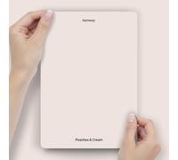 Hemway Peaches and Cream Peel & Stick Sample Chalk Furniture Paint | A5 Accurate Colour Swatch for Chalk Based Furniture Paint, Mess-Free Alternative to Tester Pots, Easy To Use, Eco-friendly