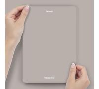 Hemway Pebble Grey Peel & Stick Sample Chalk Based Furniture Paint | A5 Accurate Colour Swatch, Mess-Free Alternative to Paint Tester Pots, Easy To Use, Eco-friendly, Interior Furniture