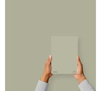 Hemway - Peel & Stick Sample for Our Interior Paint - Olive Green | A5 Damage-Free, Accurate Colour Swatch | Test Our Matt Finishes for Interior Decor | Easy to use and eco-friendly