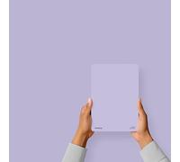 Hemway - Peel & Stick Sample for Our Interior Paint - Soft Violet Purple | A5 Damage-Free, Accurate Colour Swatch | Test Our Matt Finishes for Interior Decor | Easy to use and eco-friendly