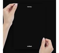 Hemway - Peel & Stick Sample for Our Premium Chalk Paint - Jet Black | A5 Damage-Free, Accurate Colour Swatch | Easily Test Our Chalky Matt Shabby Chic Finishes for Interior Furniture & Walls