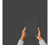 Hemway Peppercorn Grey Peel & Stick Sample Interior Paint | A5 Accurate Colour Swatch, Mess-Free Alternative to Paint Tester Pots, Easy To Use, Eco-friendly, for Kitchen Bathroom Living Room