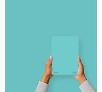 Hemway Peppermint Blue Peel & Stick Sample Interior Paint | A5 Accurate Colour Swatch, Mess-Free Alternative to Paint Tester Pots, Easy To Use, Eco-friendly, for Kitchen Bathroom Living Room