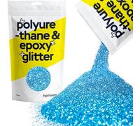 Hemway Polyurethane & Epoxy Glitter - Ocean Blue | 100g Fine Metallic Flake Sequins for Resin Crafts | Craft Supplies for Tumblers, Candles, Coasters, Glass & Floor Art Decoration