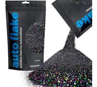 Hemway Premium Automotive Glitter Flake Paint Additive - Black Holographic | 100g Ultrafine Metal Flakes for Car, Truck, RV, Motorbike & Boat Decoration | Mix with Auto Paint