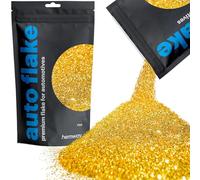Hemway Premium Automotive Glitter Flake Paint Additive - Gold | 100g Fine Metal Flakes for Car, Truck, RV, Motorbike & Boat Decoration | Mix with Auto Paint