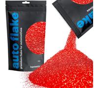 Hemway Premium Automotive Glitter Flake Paint Additive - Red | 100g Fine Metal Flakes for Car, Truck, RV, Motorbike & Boat Decoration | Mix with Auto Paint